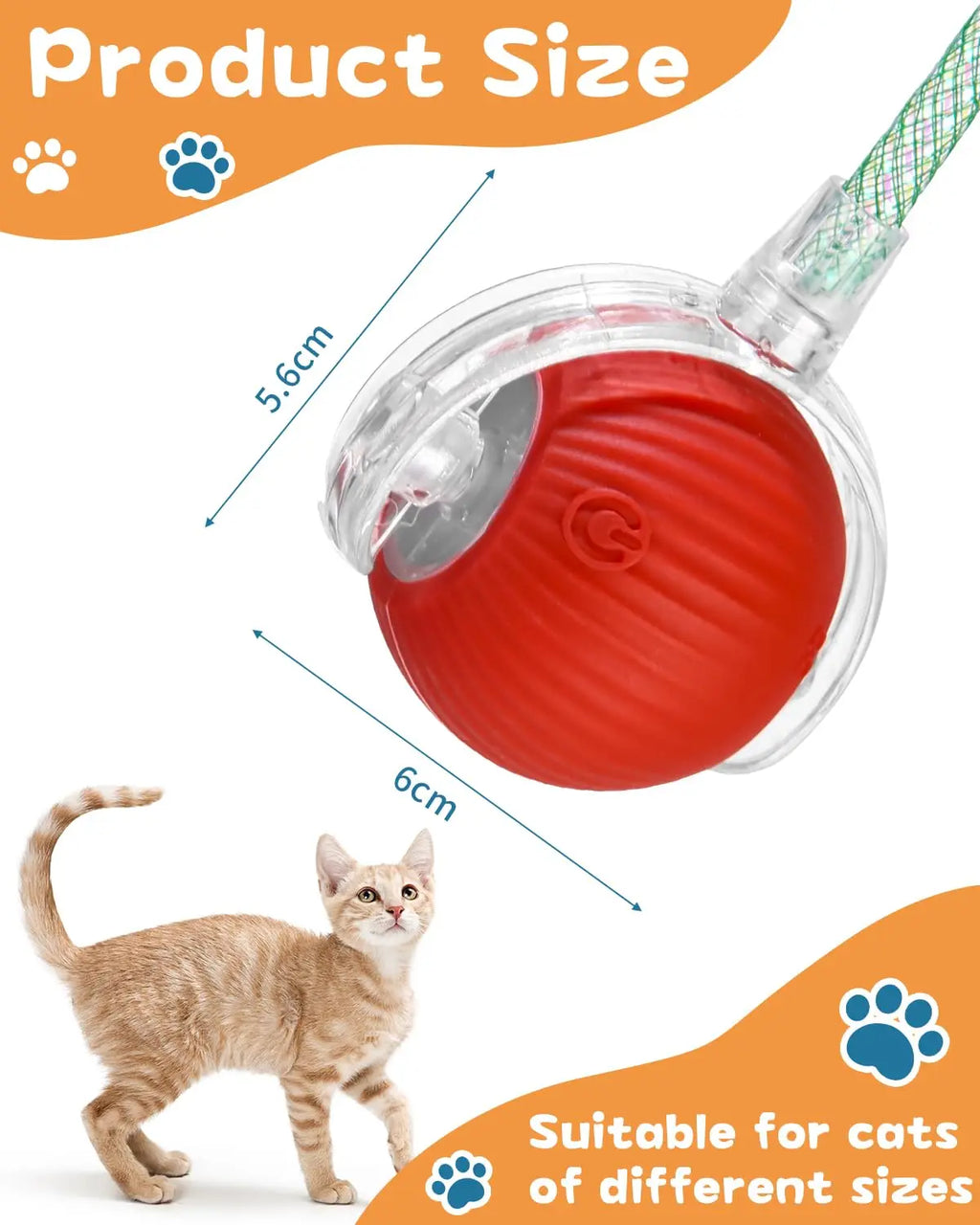 CrazyTail™ Smart Cat Ball